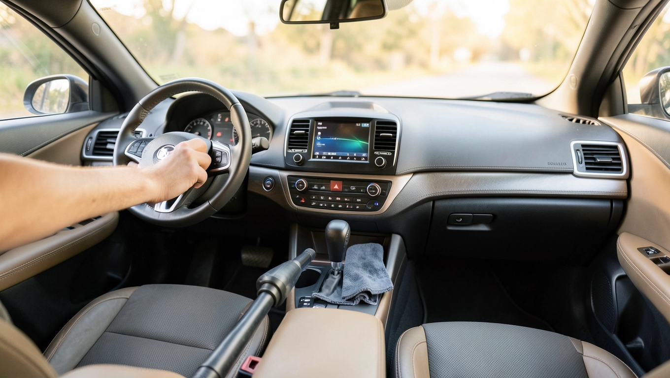 sprzątanie auta w środku cena