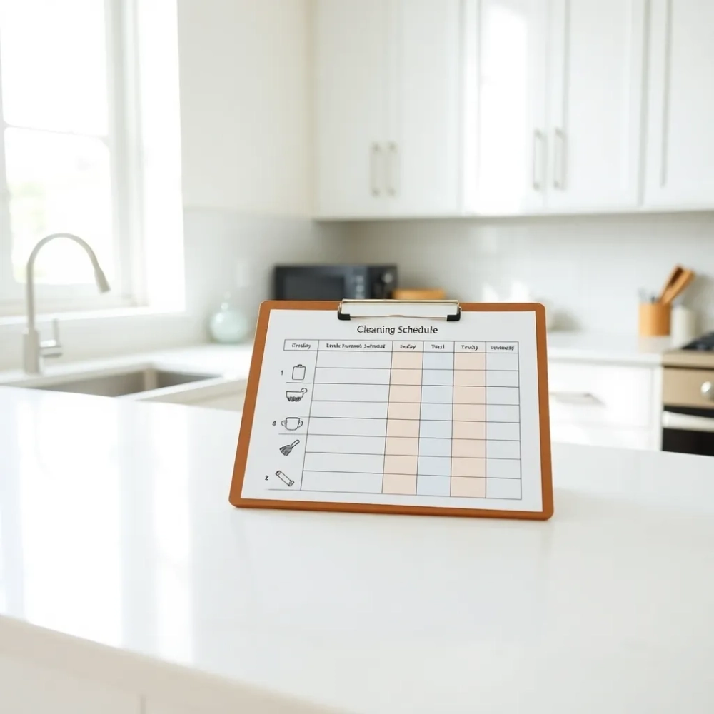 Grafik sprzątania dla współlokatorów