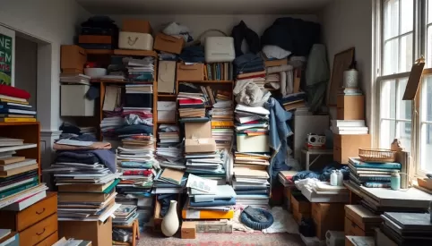 Jak posprzątać zagracone mieszkanie