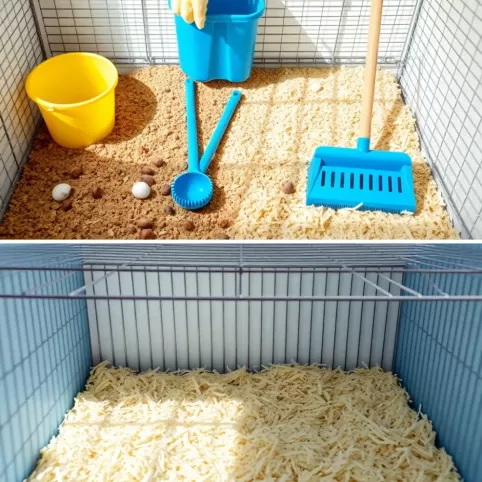 jak sprzątać klatkę królika