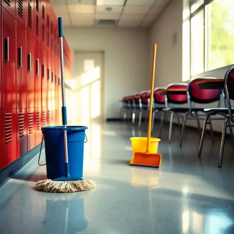 jak sprzątać w szkole