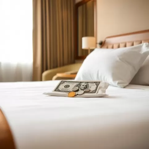 Jaki napiwek za sprzątanie pokoju