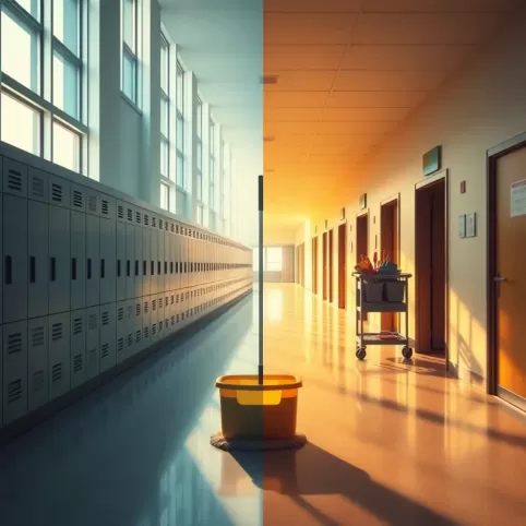 W jakich godzinach pracują sprzątaczki w szkole